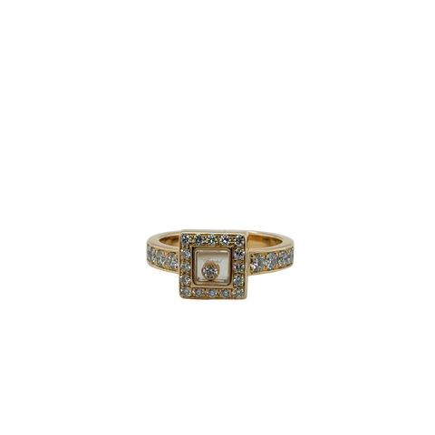 Chopard - Bague Or jaune Happy Diamonds