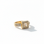 Chopard - Bague Or jaune Happy Diamonds