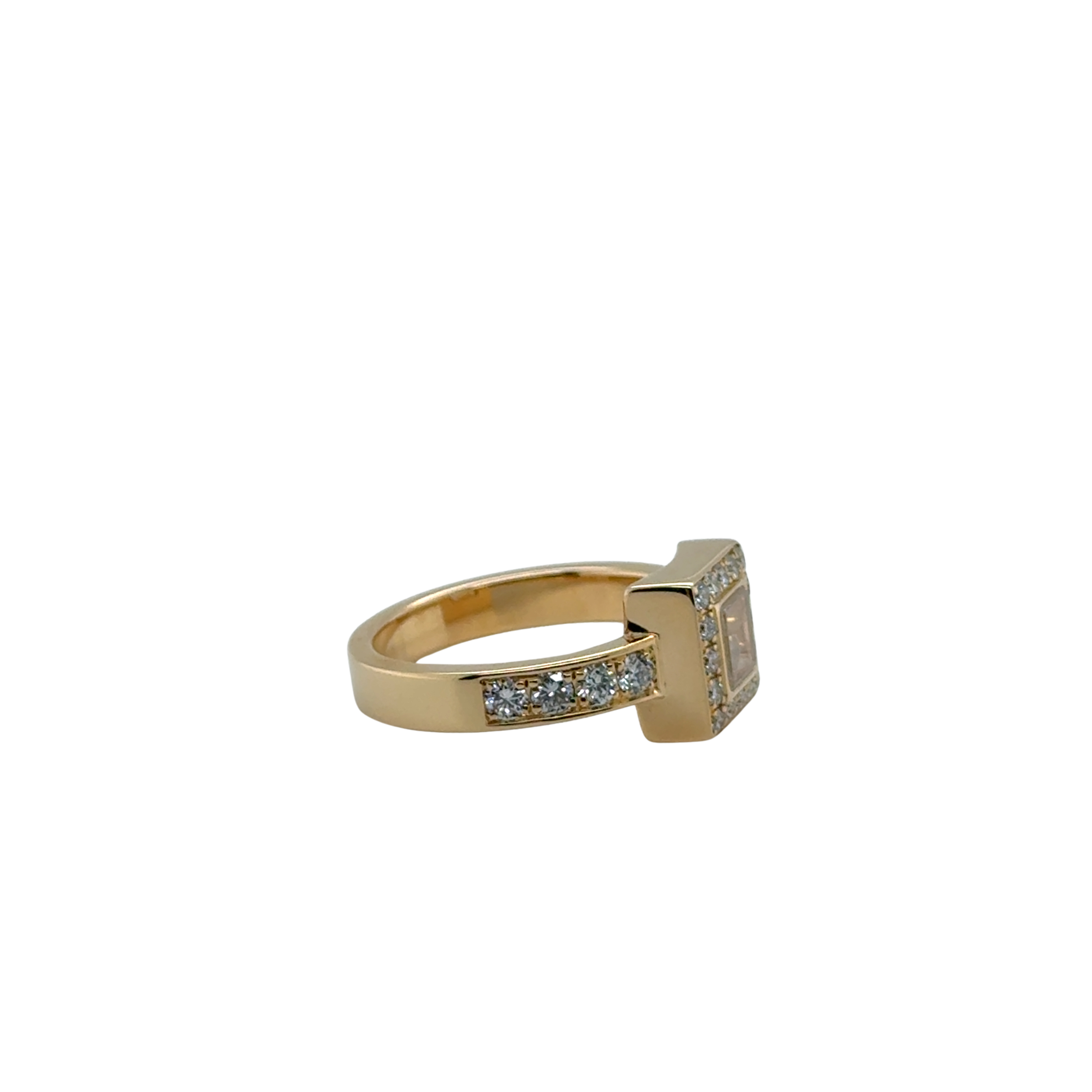 Chopard - Bague Or jaune Happy Diamonds