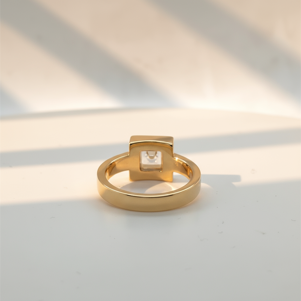 Chopard - Bague Or jaune Happy Diamonds