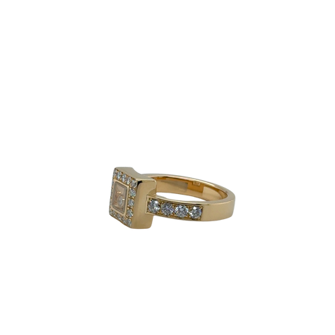Chopard - Bague Or jaune Happy Diamonds