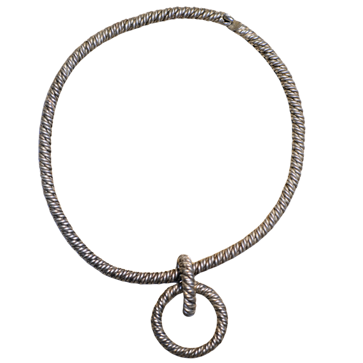 Hermès - Collier Vintage Argent - poinçon Lucien Vachey