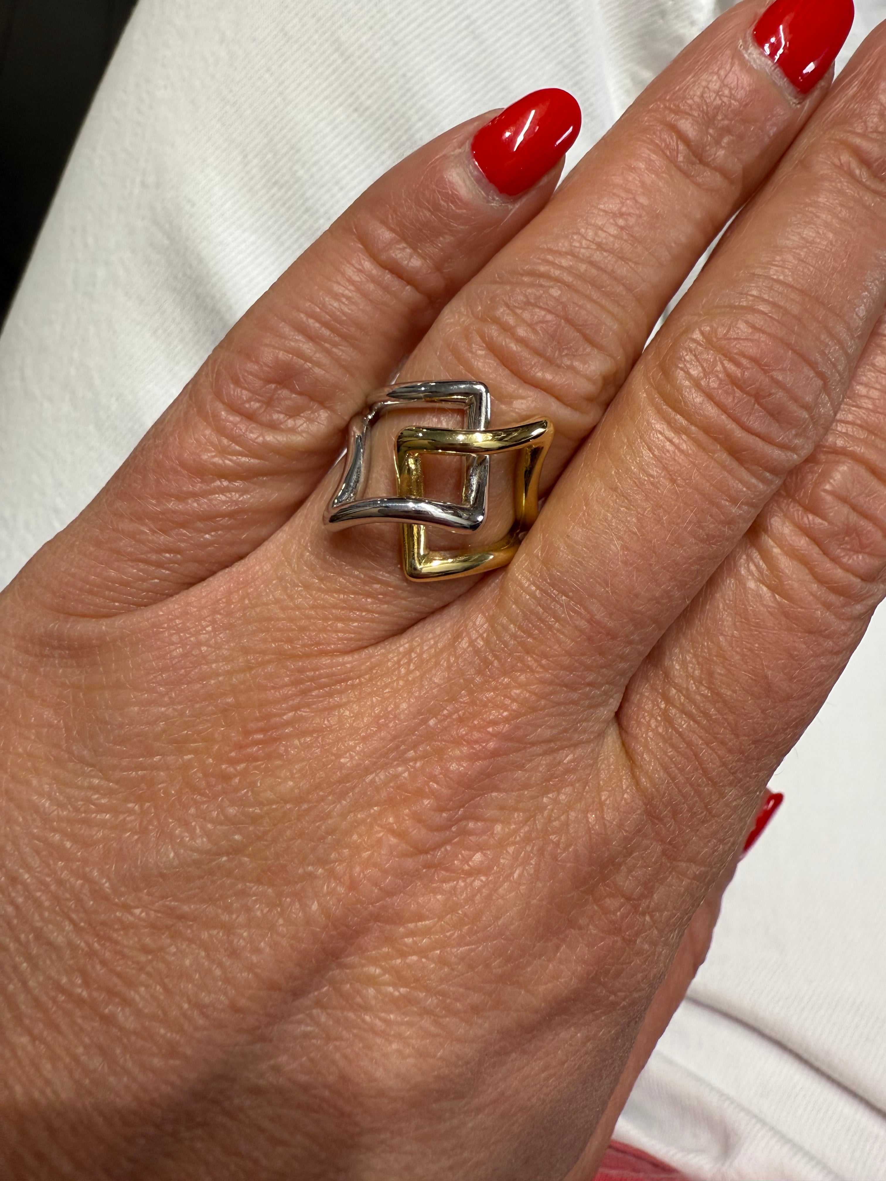 Bague « Union éternelle » - Deux ors