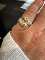 Bague Toi et Moi - Or jaune et Diamants