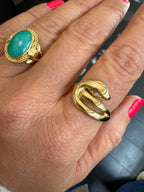 Bague Serpent - Or jaune et Diamants