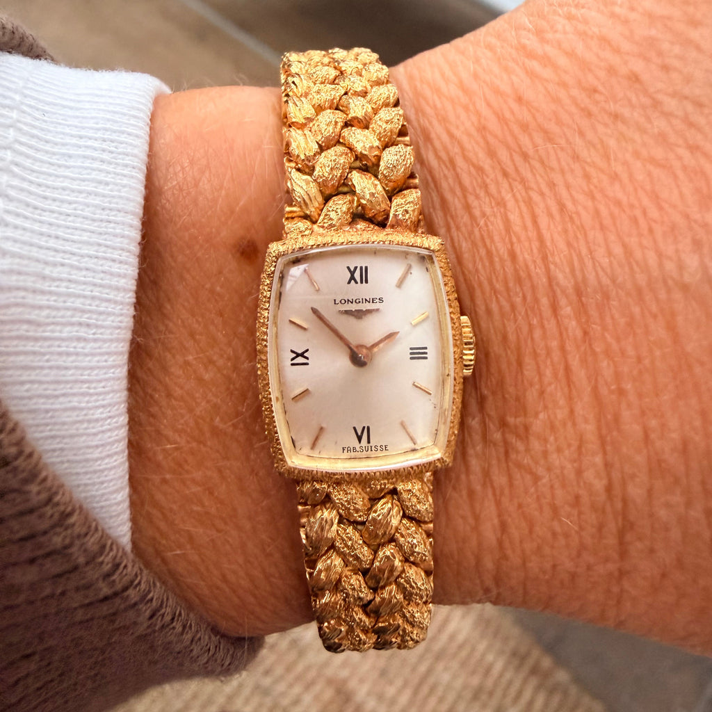 Longines - Montre Vintage Or jaune