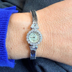 Jaeger Lecoultre  Montre Femme Or blanc et Diamants - 1960