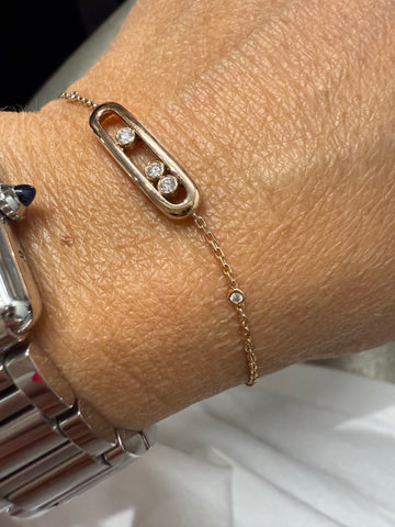 MESSIKA - Bracelet Baby Move - or Rose
