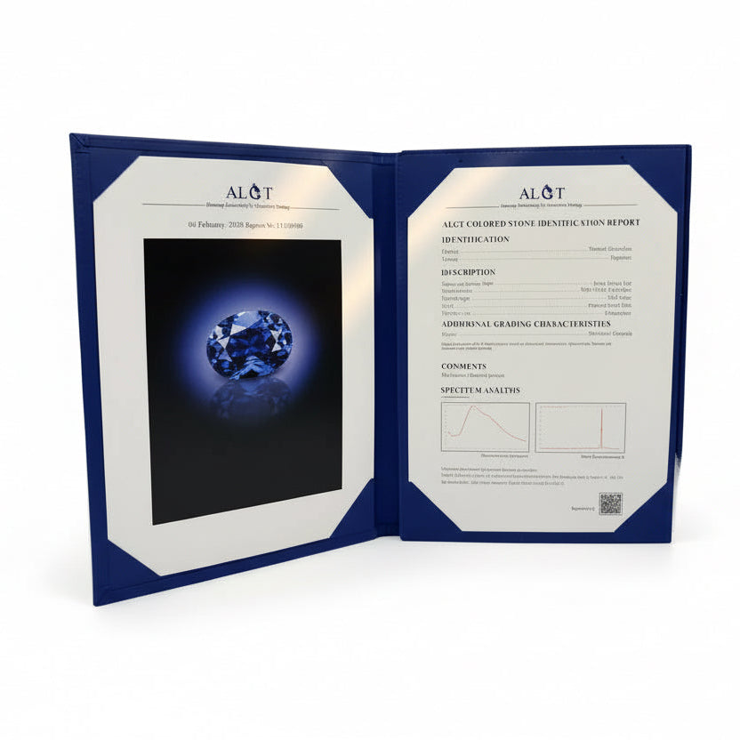 Bague Or Jaune - Saphir Ceylan 3,05 carats