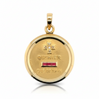 Augis - Love Medal - Yellow Gold - Rubies and Diamonds