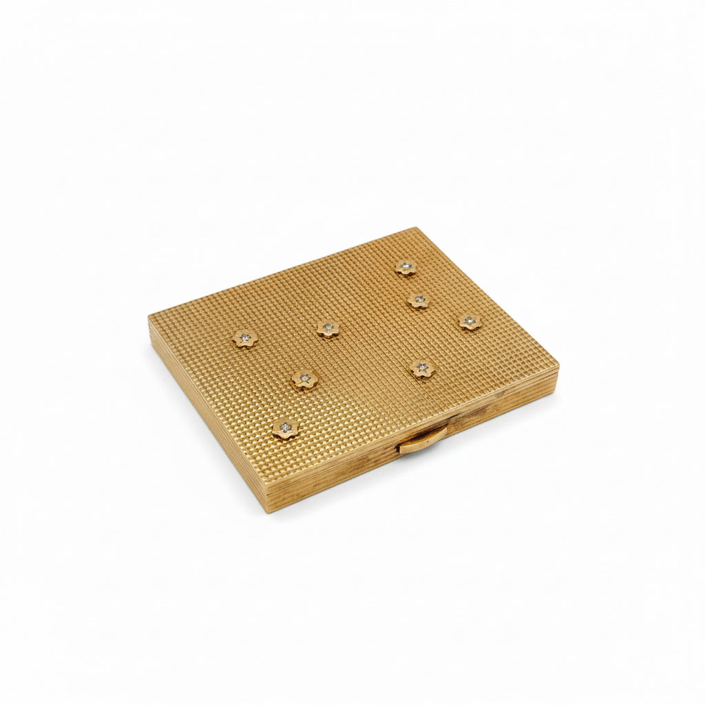 Cartier - Poudrier Or Jaune et Diamants