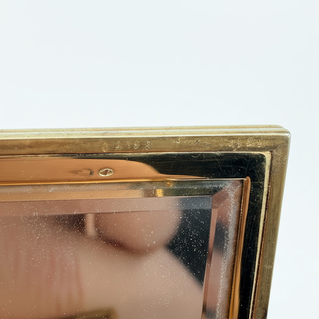 Cartier - Poudrier Or Jaune et Diamants