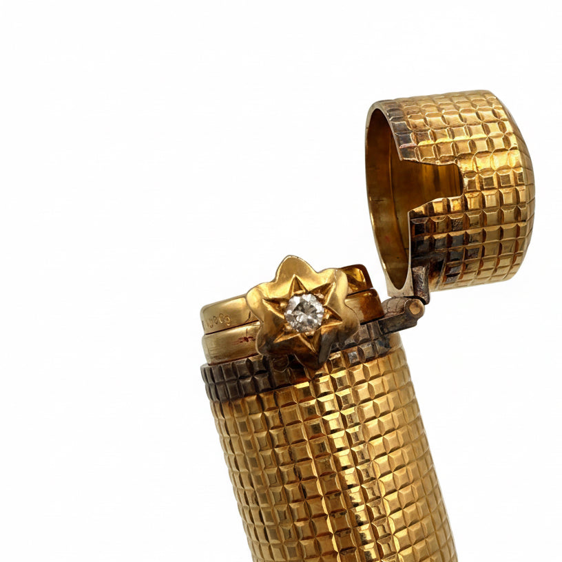 Cartier - Etui Rouge à Lèvres - Or Jaune