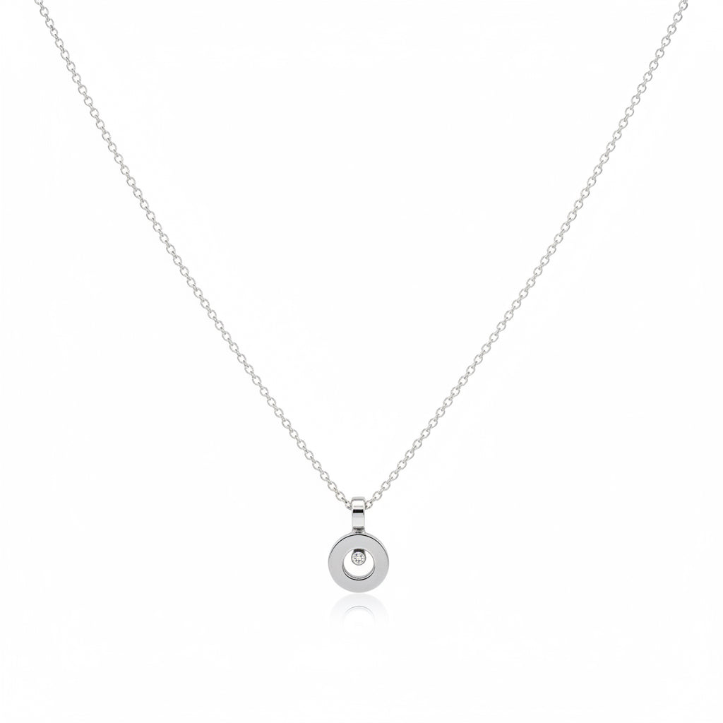 Chopard - Collier Happy Diamond - Or Blanc