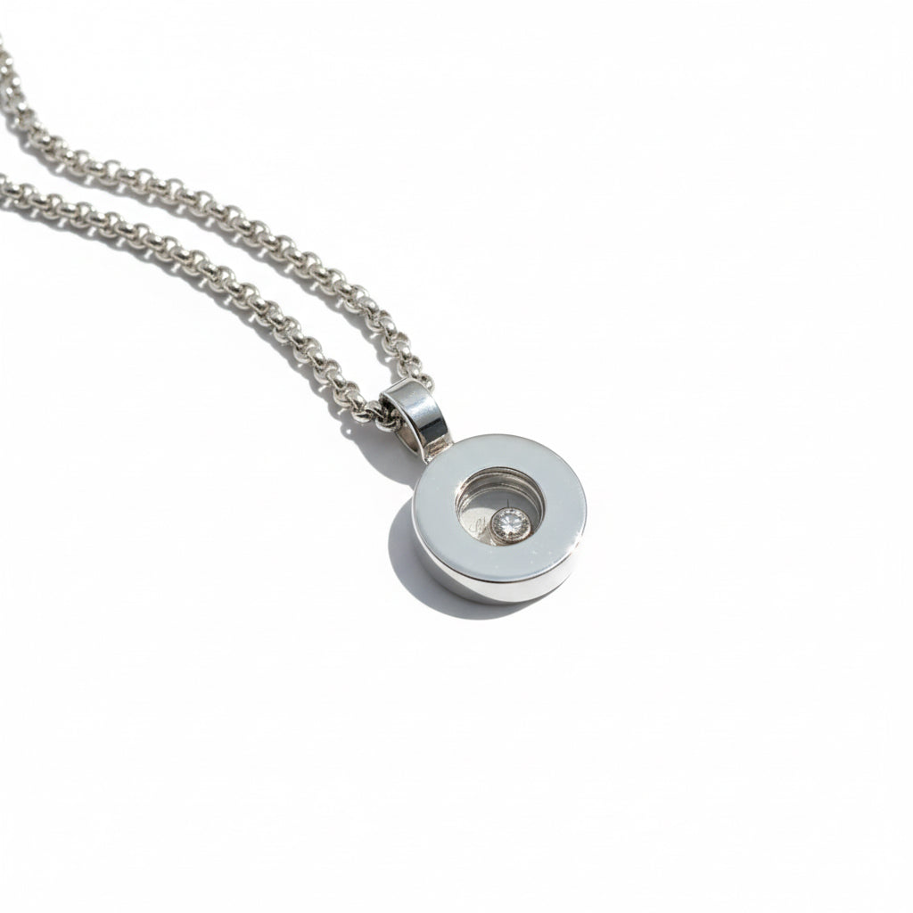 Chopard - Collier Happy Diamond - Or Blanc