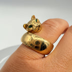 Cartier - Bague Panthère La Carda - Or jaune - Tsavorite - Onyx