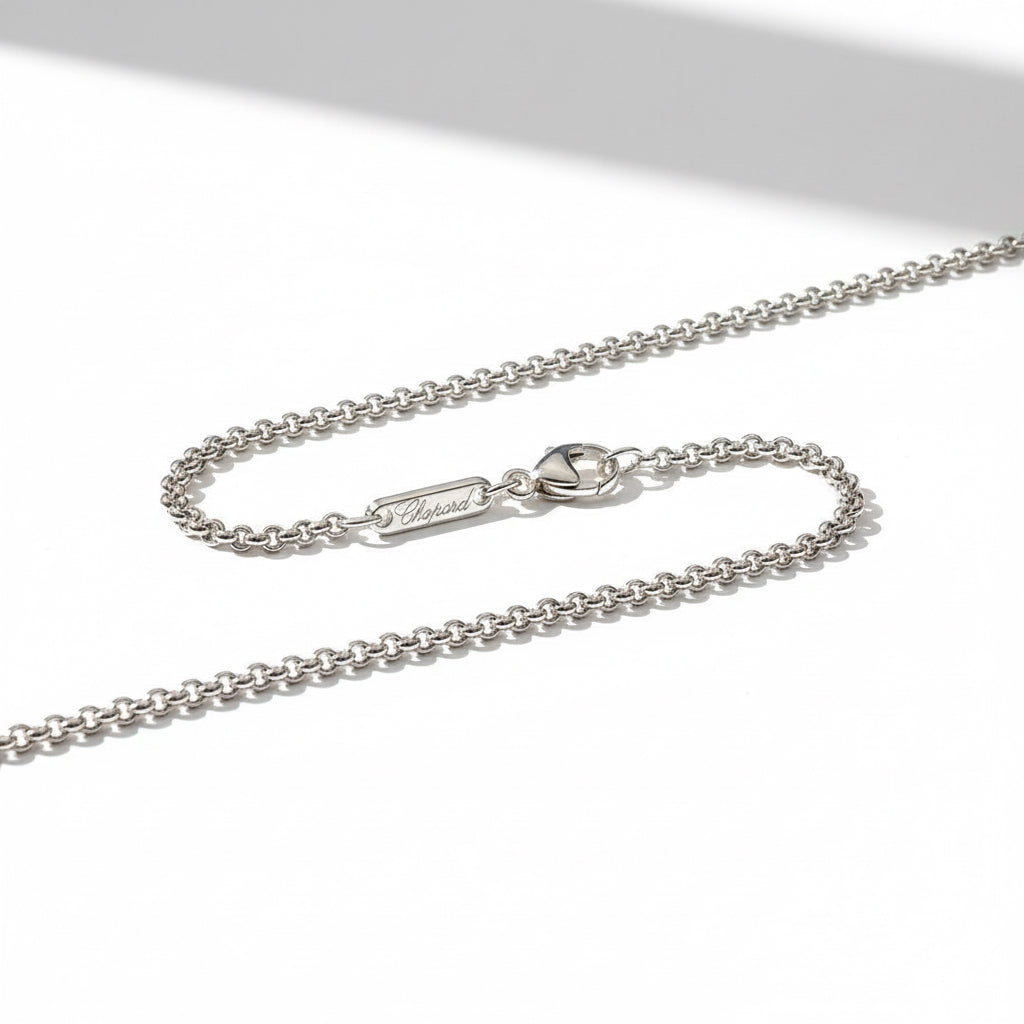 Chopard - Collier Happy Diamond - Or Blanc