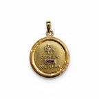 Augis - Médaille D’amour - Or jaune - Rubis et Diamants
