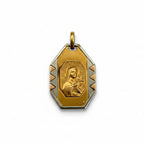Médaille Religieuse - St Thérèse de Lisieux - Octogonale - 3 ors