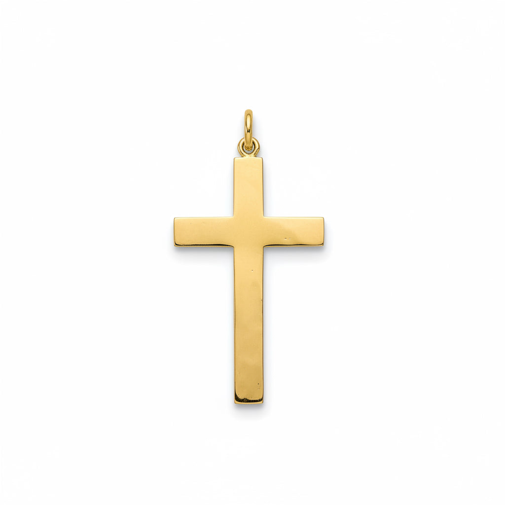 Pendentif Croix - Or jaune - Christ - 1920