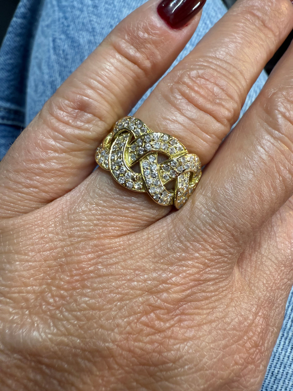 Bague Or jaune et Diamants