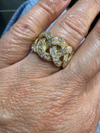 Bague Or jaune et Diamants