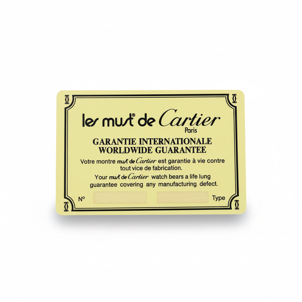 Cartier - Montre Tank Must - Argent et Vermeil