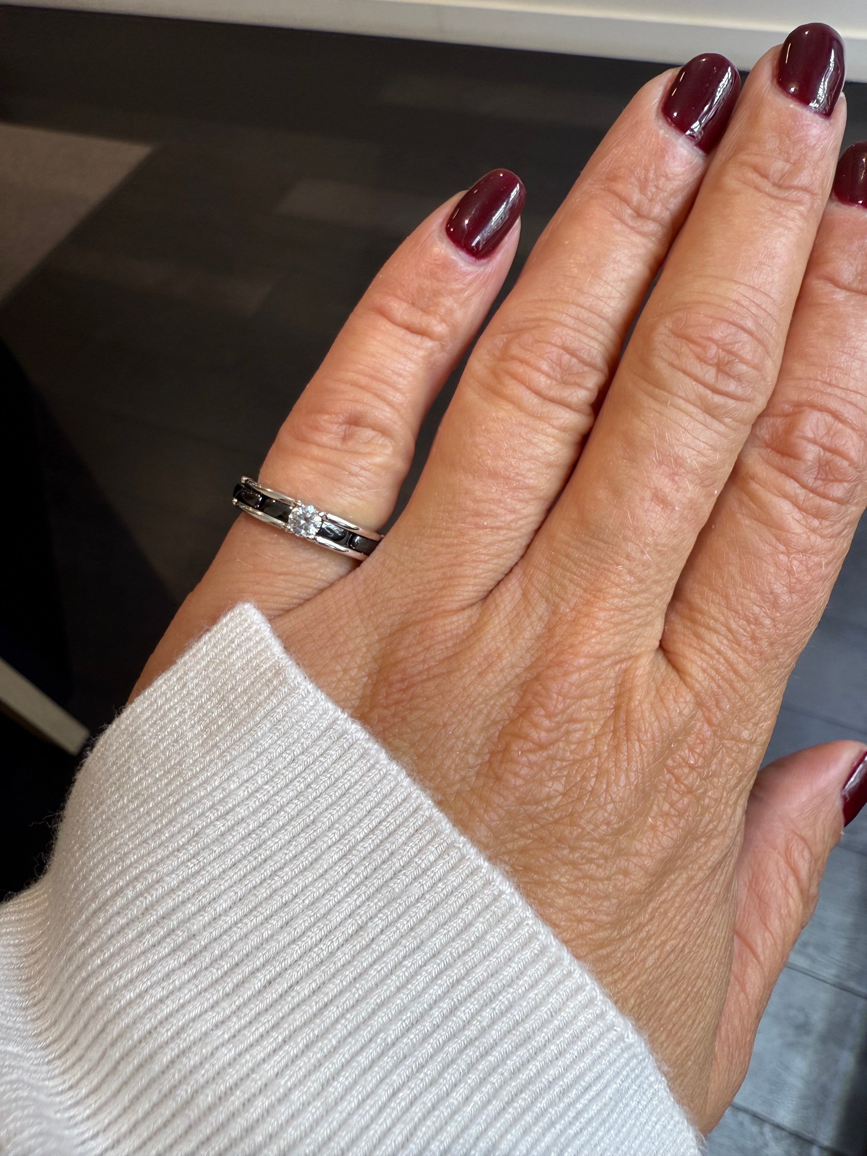 Chanel - White Gold and Diamond Ring