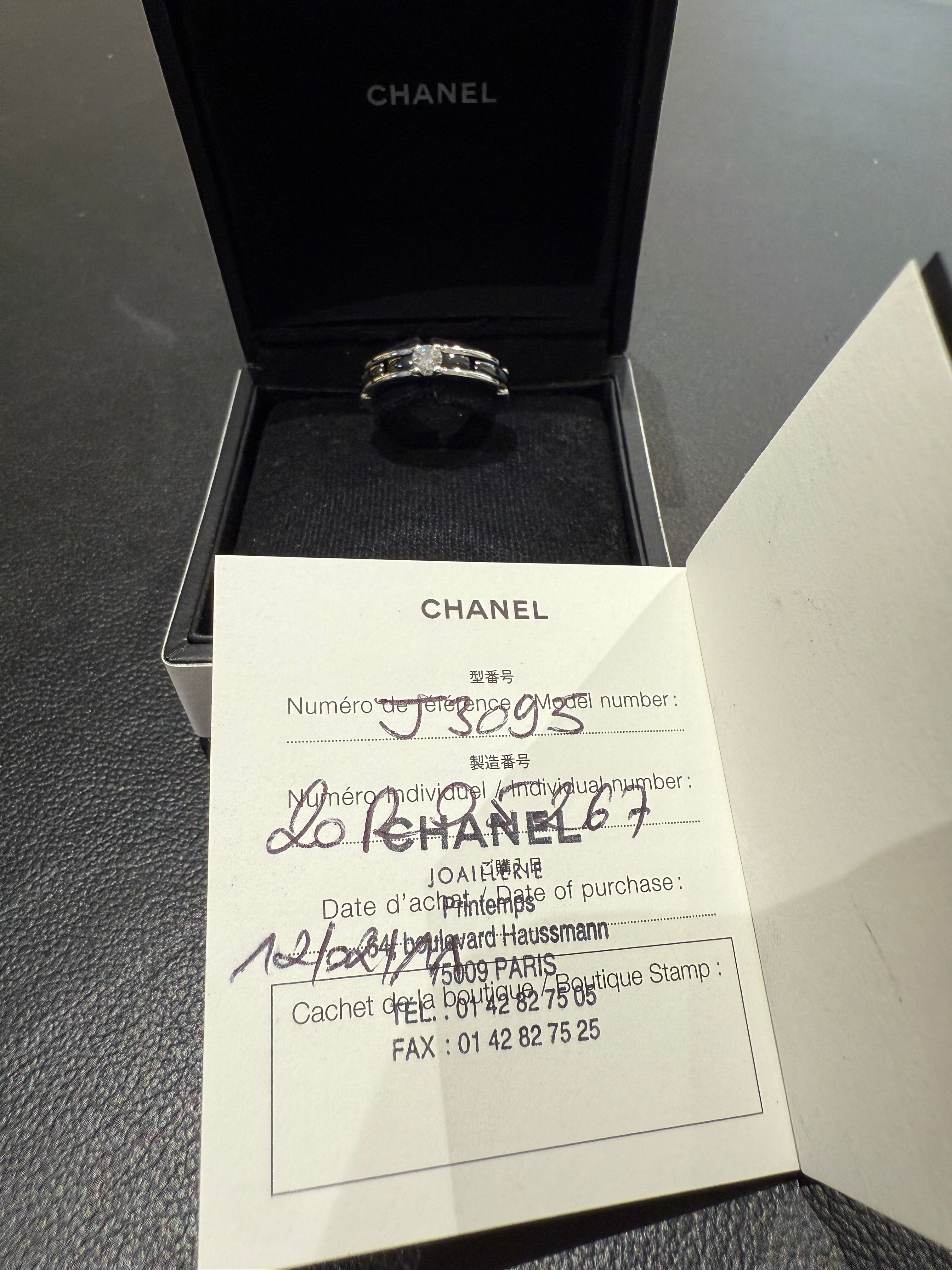 Chanel - Bague Or blanc et Diamant