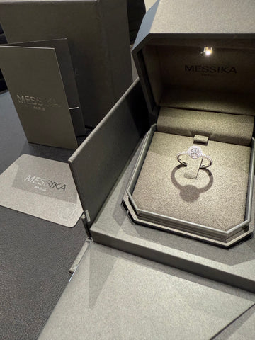Messika - Bague Diamant solitaire or blanc Joy