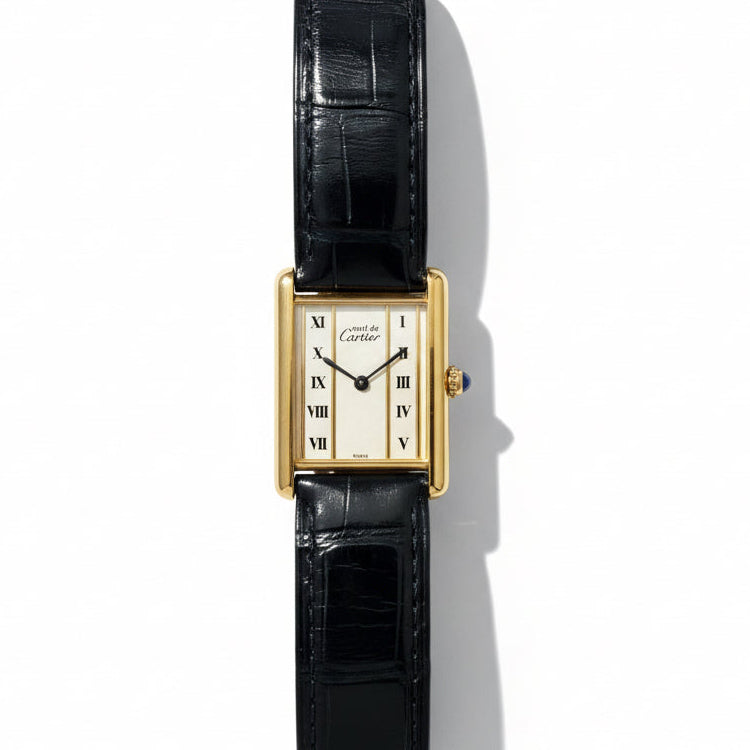 Cartier - Montre Tank Must colonne - Vermeil