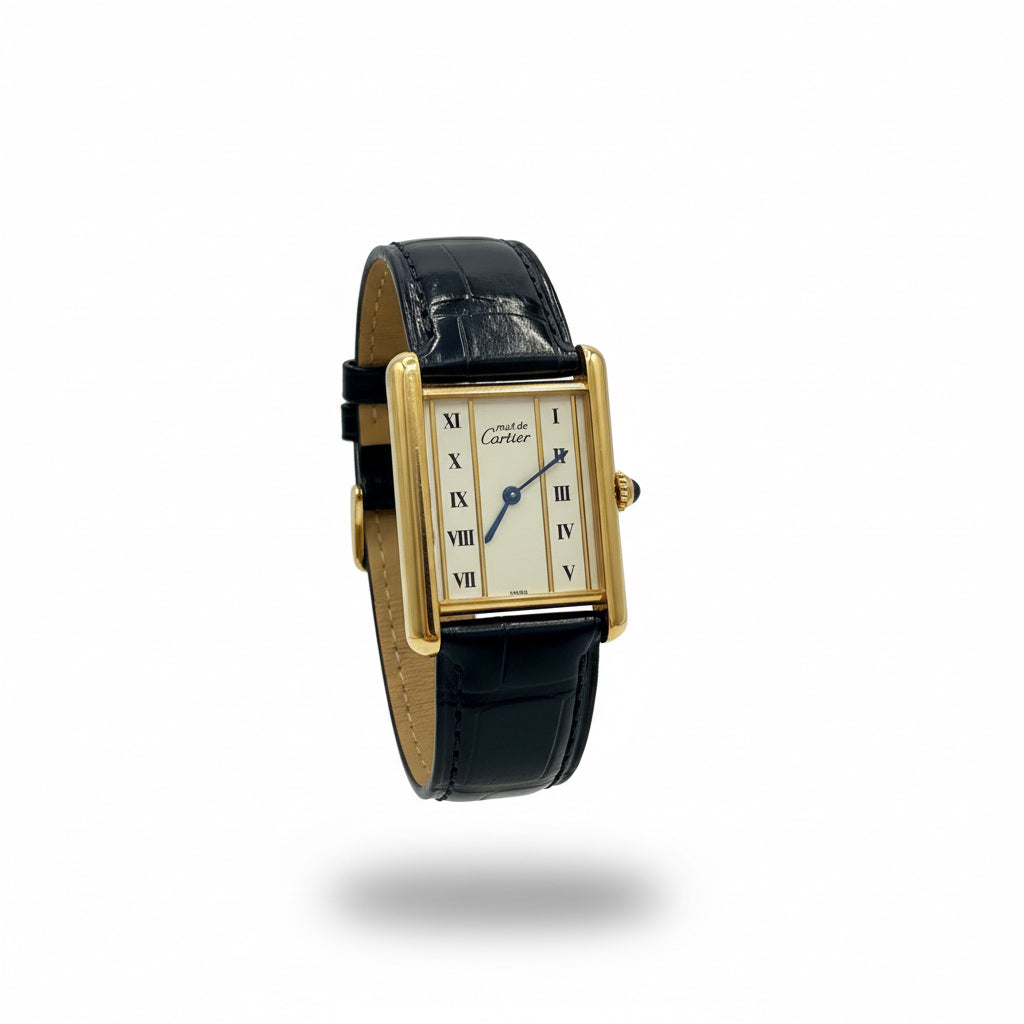 Cartier - Montre Tank Must colonne - Vermeil