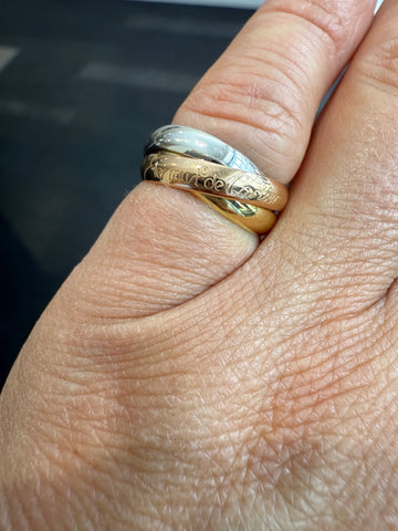 CARTIER - Bague Trinity 3 ors - Moyen Modèle