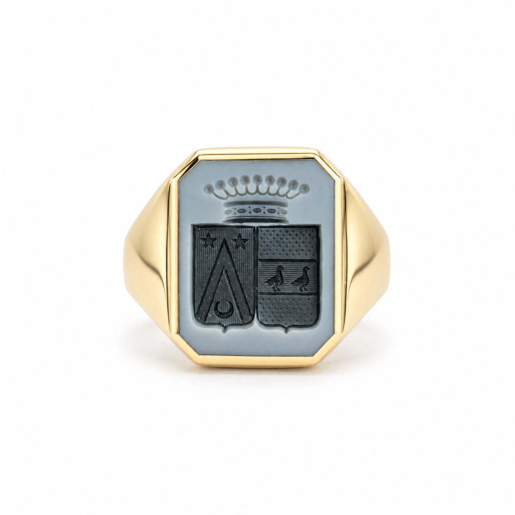Chevalière Or jaune  Armoiries
