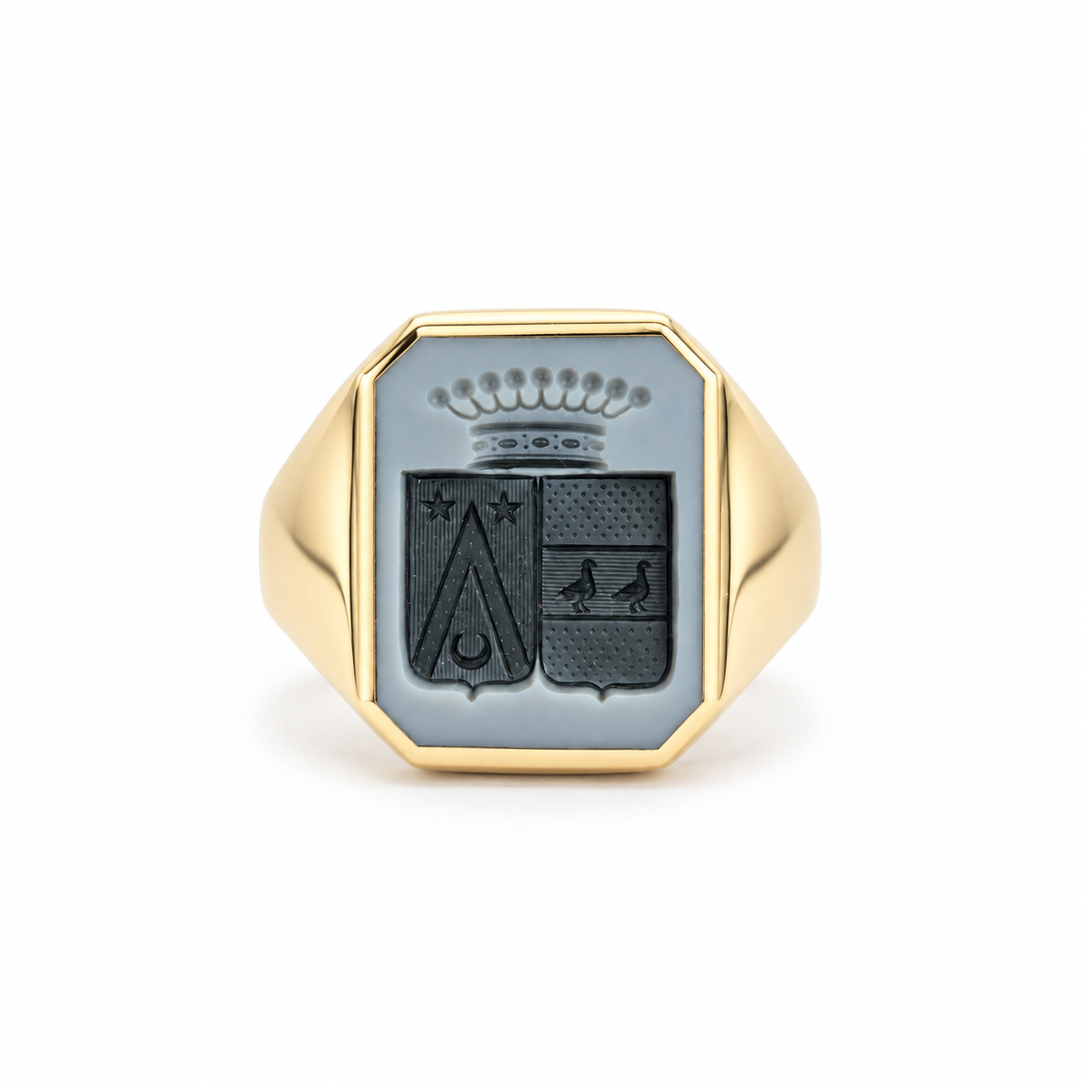 Chevalière Or jaune  Armoiries