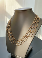 Chopard - Collier drapier « collection les chaînes » - Or jaune et diamants