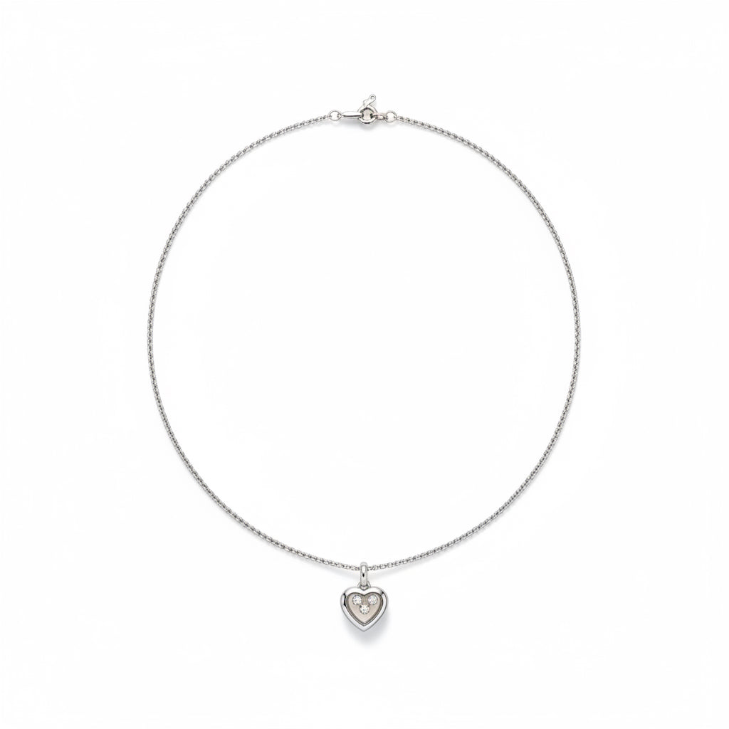 Chopard - Collier Happy Diamond - Or blanc et Diamants