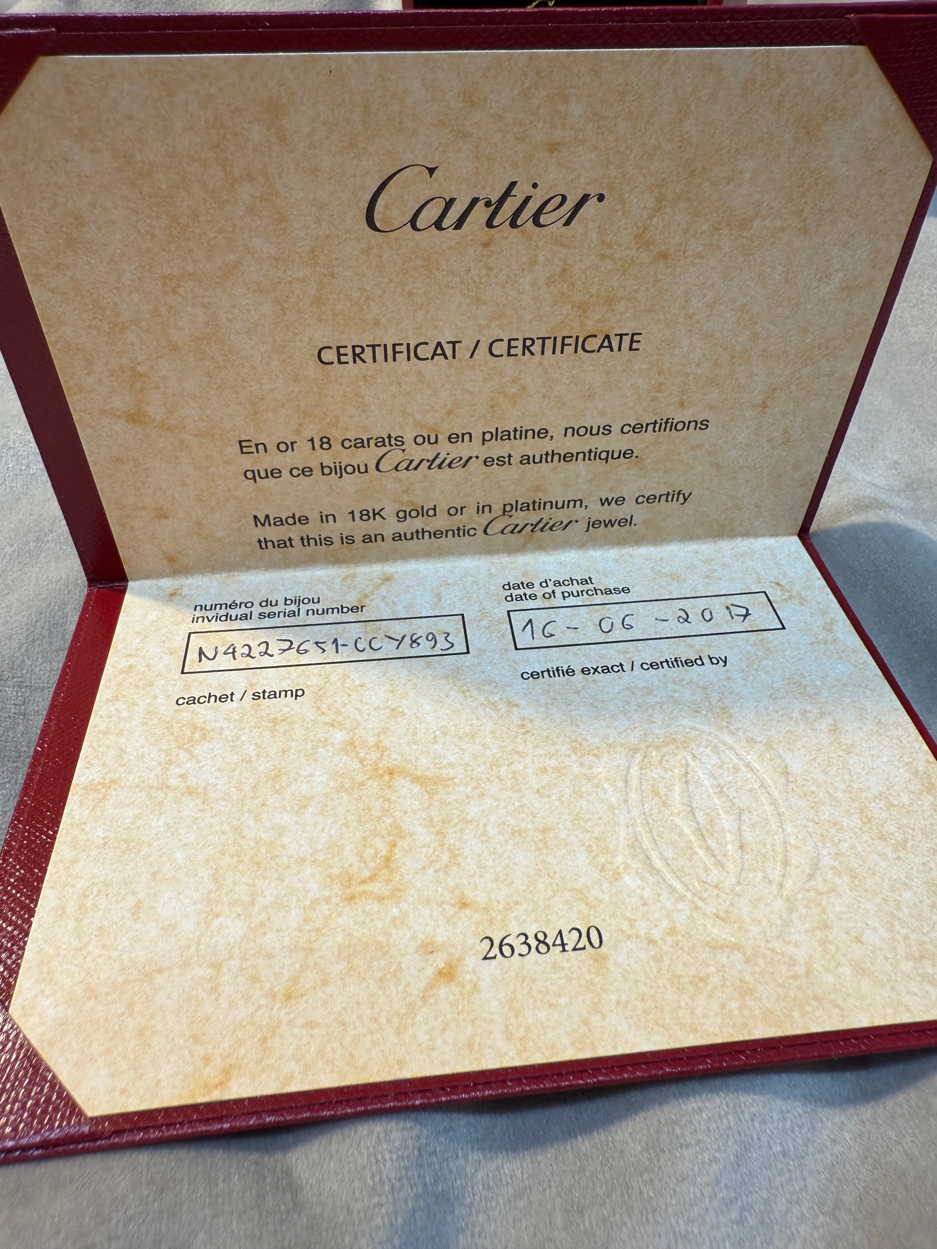 Cartier - Trinity ring - Small model - paved with diamonds