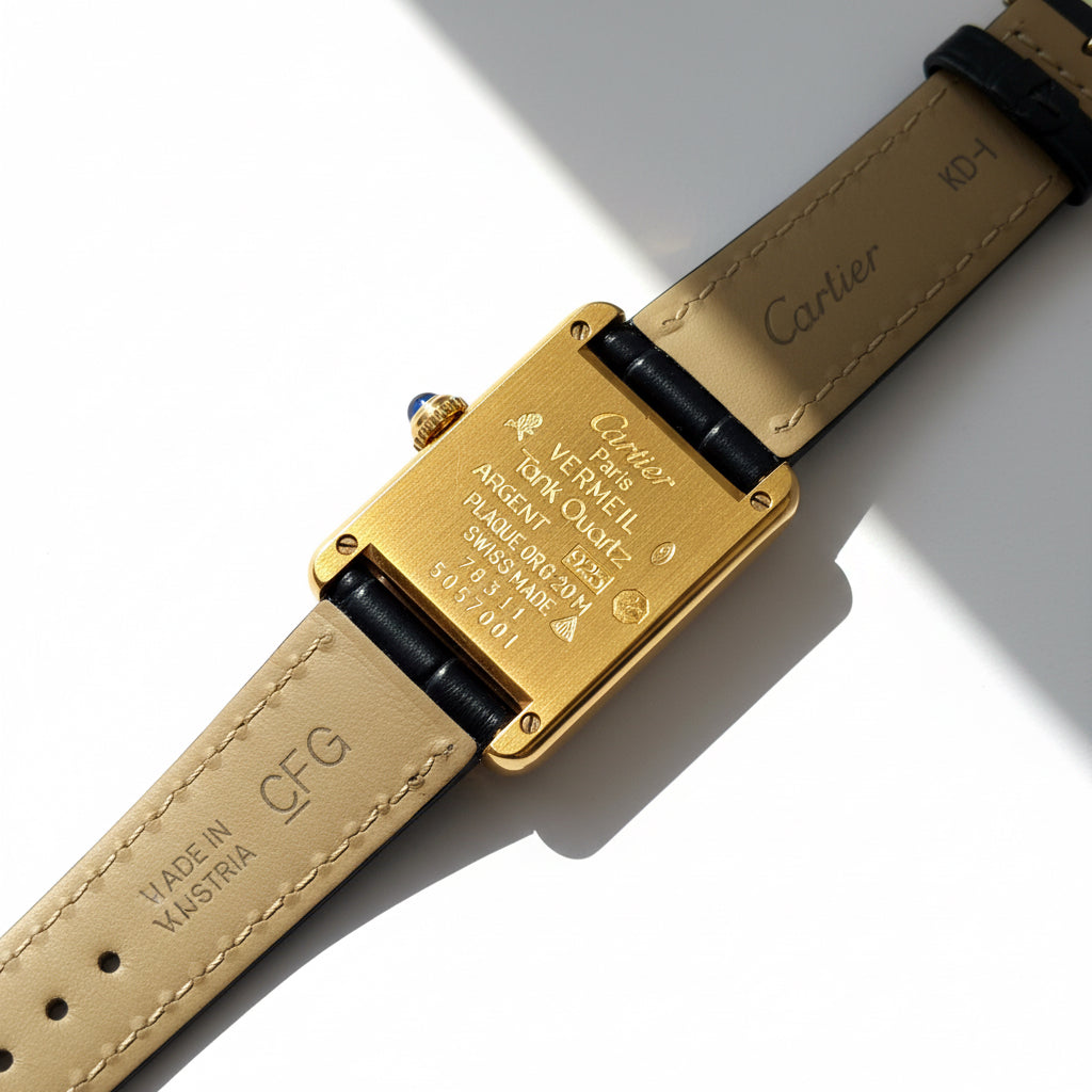 Cartier - Montre Tank Must - Vermeil