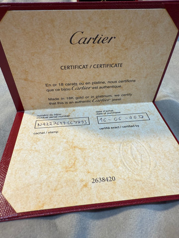 Cartier - Trinity ring - Small model - paved with diamonds