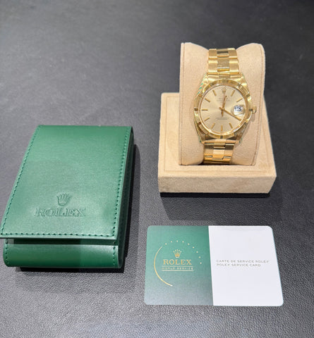 ROLEX - Montre Datejust Or jaune 18 carats - Modèle 1501 - Année 1970