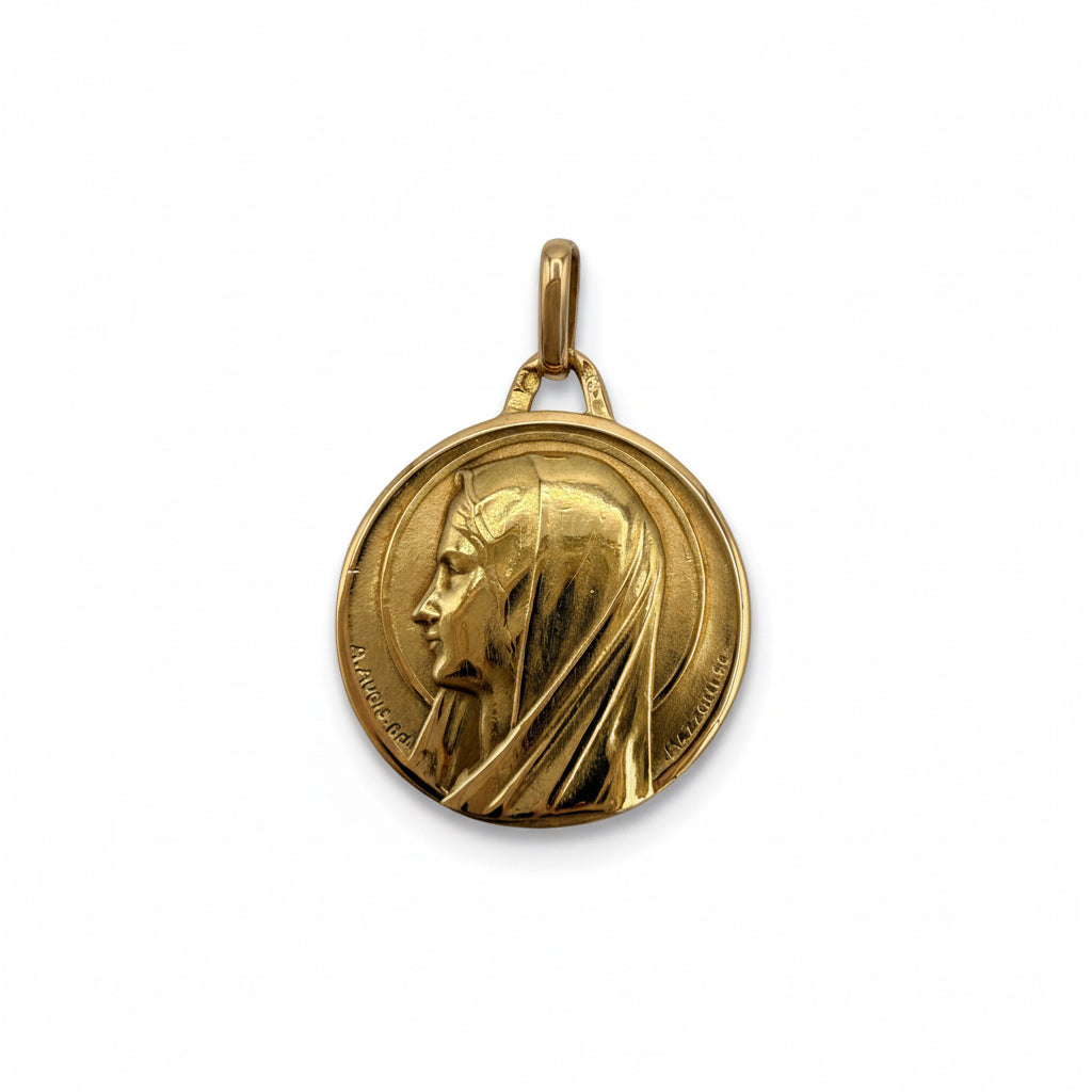 Augis - Médaille Vierge Marie - Or jaune