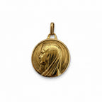 Augis - Médaille Vierge Marie - Or jaune