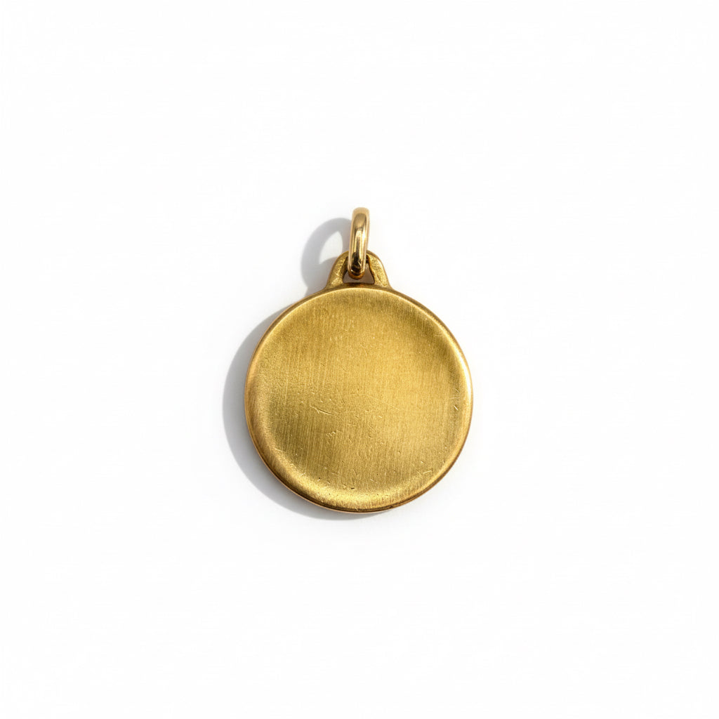 Augis - Médaille Vierge Marie - Or jaune