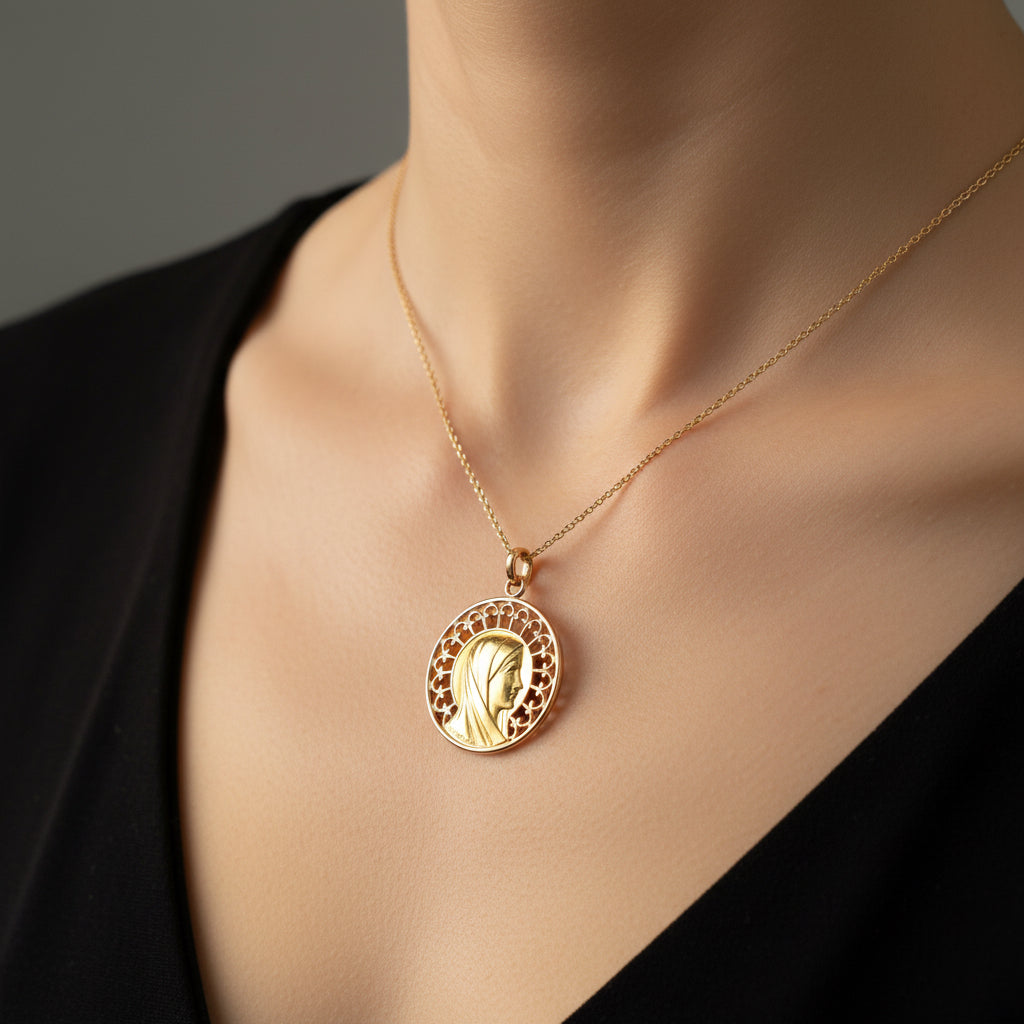 Médaille - Vierge Marie - 2 ors