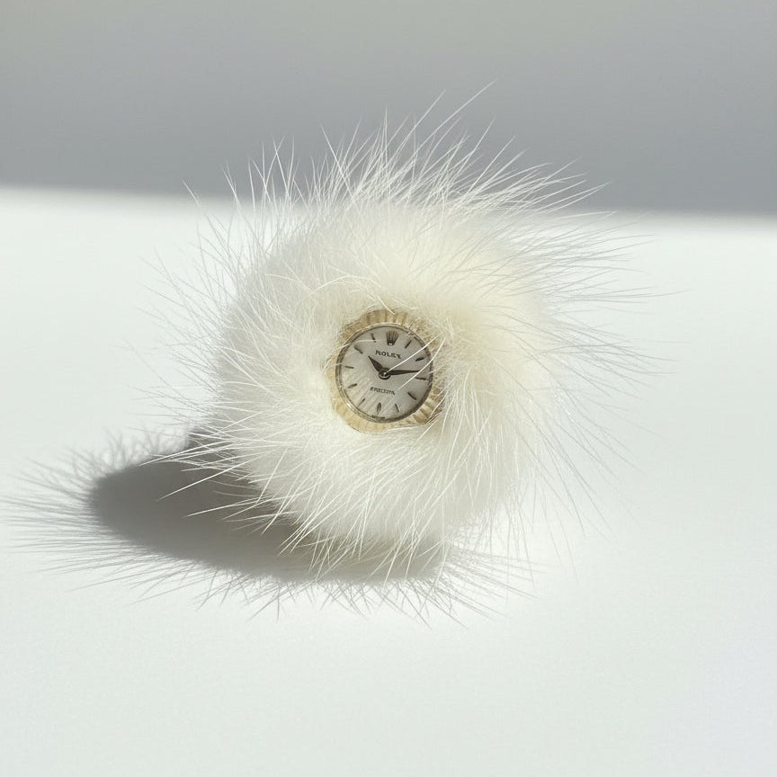 Rolex - Montre Vintage Chameleon Précision - Or blanc