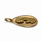 Médaille - Ovale - Vierge Marie - Or jaune