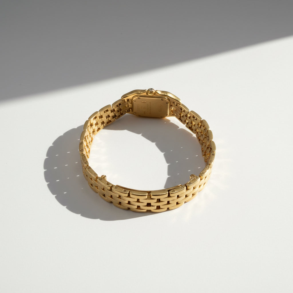 Cartier - Montre Panthère - Calcédoine - Or jaune