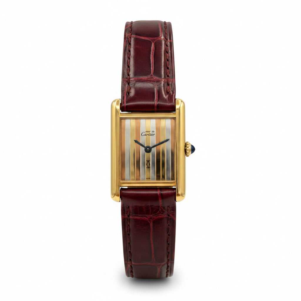 Cartier - Montre Tank Must Trinity - Vermeil