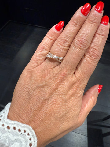 Cartier - Étincelle Ring - Rose Gold - Semi-Pave